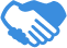 hands in handshake icon
