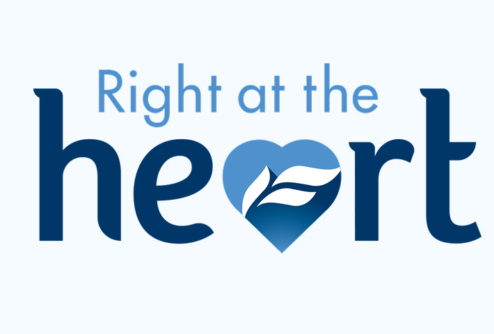 Right at the Heart Blog logo.